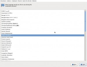 Select language